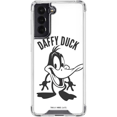 Looney Tunes Daffy Duck Big Head Galaxy S22 Clear Case