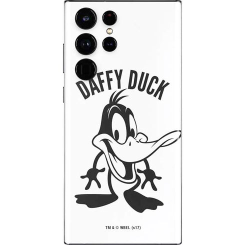 Looney Tunes Daffy Duck Big Head Galaxy S22 Ultra Skin