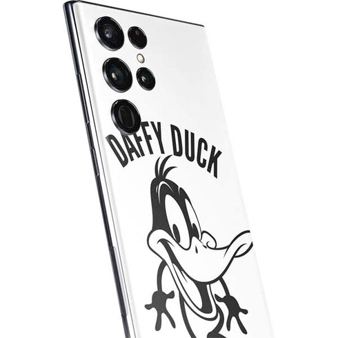 Looney Tunes Daffy Duck Big Head Galaxy S22 Ultra Skin
