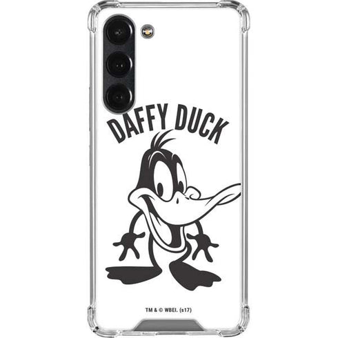 Looney Tunes Daffy Duck Big Head Galaxy S23 Plus Clear Case