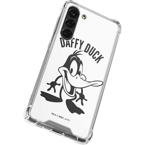 Looney Tunes Daffy Duck Big Head Galaxy S23 Plus Clear Case