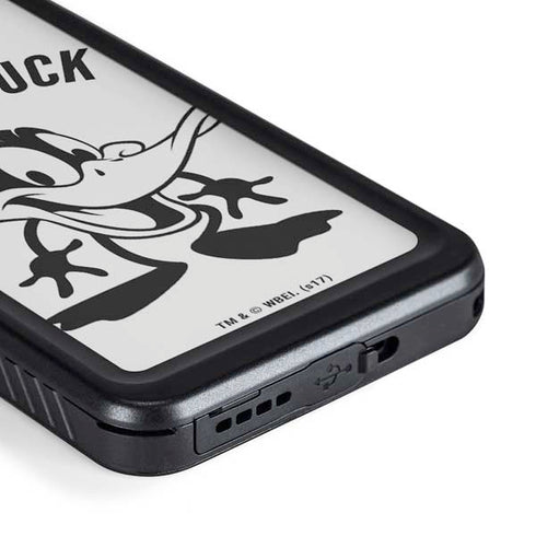 Looney Tunes Daffy Duck Big Head Galaxy S23 Plus Waterproof Case