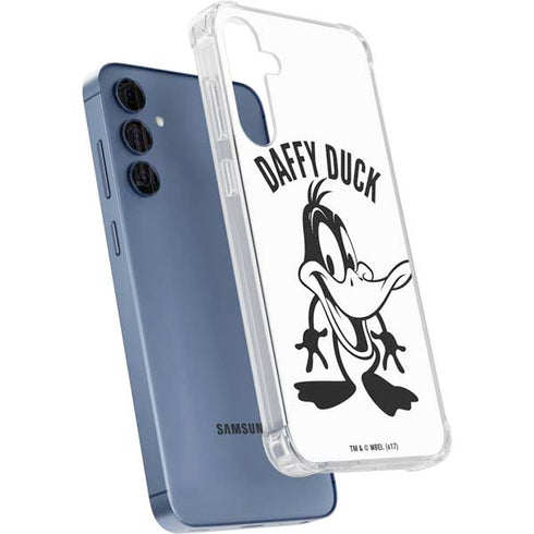 Looney Tunes Daffy Duck Big Head Galaxy S24 Clear Case