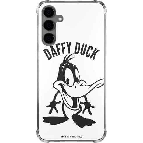 Looney Tunes Daffy Duck Big Head Galaxy S24 Plus Clear Case