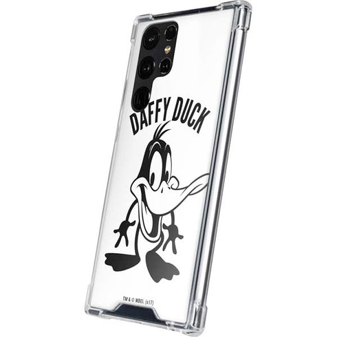 Looney Tunes Daffy Duck Big Head Galaxy S24 Ultra Clear Case