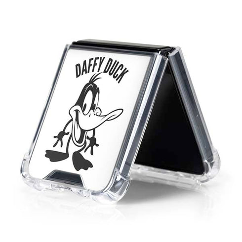 Looney Tunes Daffy Duck Big Head Galaxy Z Flip5 5G Clear Case