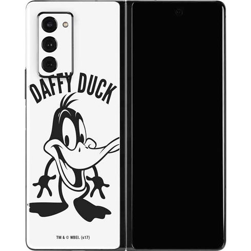 Looney Tunes Daffy Duck Big Head Galaxy Z Fold2 5G Skin