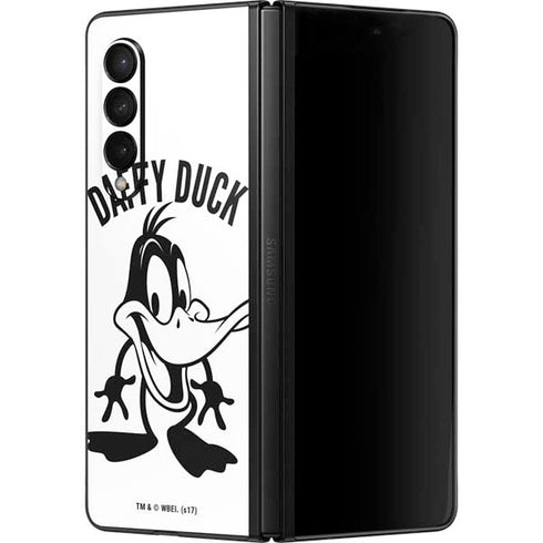 Looney Tunes Daffy Duck Big Head Galaxy Z Fold3 5G Skin