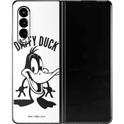 Looney Tunes Daffy Duck Big Head Galaxy Z Fold3 5G Skin