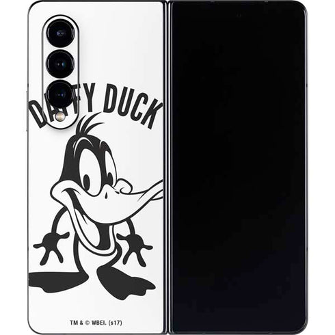 Looney Tunes Daffy Duck Big Head Galaxy Z Fold4 5G Skin