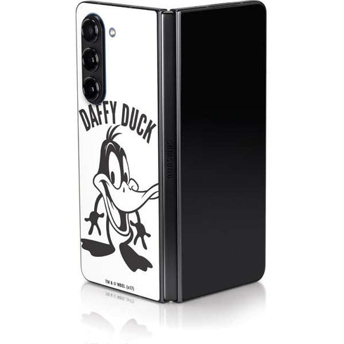 Looney Tunes Daffy Duck Big Head Galaxy Z Fold5 5G Skin