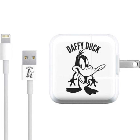 Looney Tunes Daffy Duck Big Head iPad Charger (10W USB) Skin