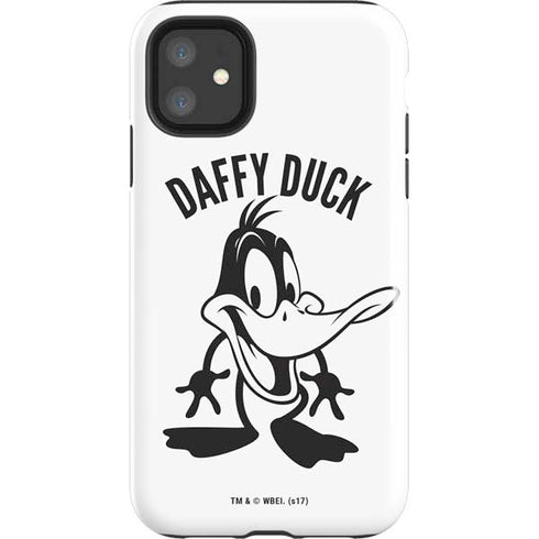 Looney Tunes Daffy Duck Big Head iPhone 11 Impact Case