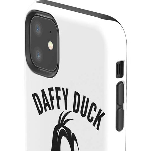 Looney Tunes Daffy Duck Big Head iPhone 11 Impact Case