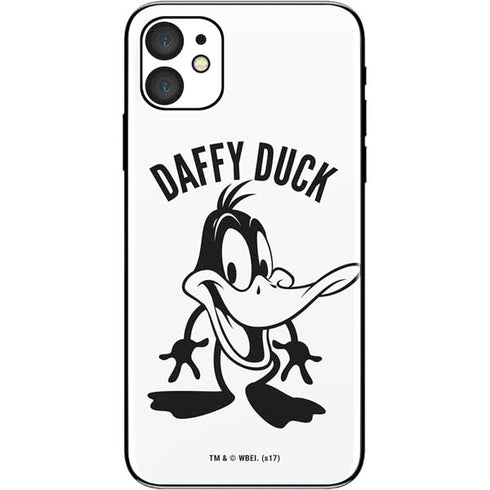 Looney Tunes Daffy Duck Big Head iPhone 11 Skin