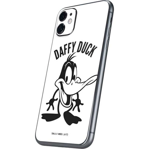 Looney Tunes Daffy Duck Big Head iPhone 11 Skin