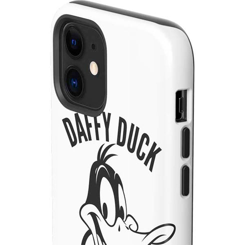 Looney Tunes Daffy Duck Big Head iPhone 12 Impact Case