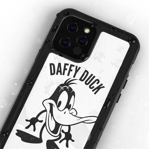 Looney Tunes Daffy Duck Big Head iPhone 12 Pro Waterproof Case