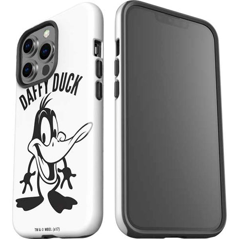 Looney Tunes Daffy Duck Big Head iPhone 15 Pro Impact Case