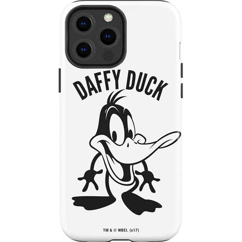 Looney Tunes Daffy Duck Big Head iPhone 15 Pro Max Impact Case