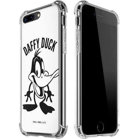 Looney Tunes Daffy Duck Big Head iPhone 7/8 Plus Clear Case