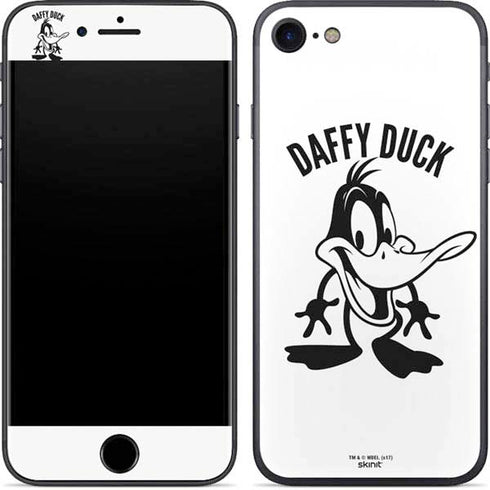 Looney Tunes Daffy Duck Big Head iPhone 8 Skin