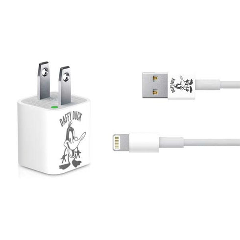 Looney Tunes Daffy Duck Big Head iPhone Charger (5W USB) Skin