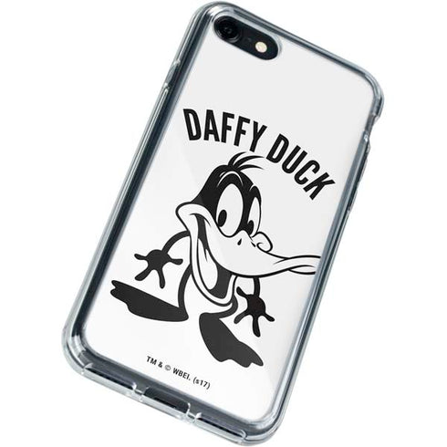 Looney Tunes Daffy Duck Big Head iPhone SE (2nd & 3rd Gen) Clear Case