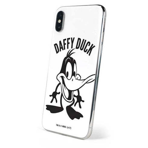 Looney Tunes Daffy Duck Big Head iPhone X Skin