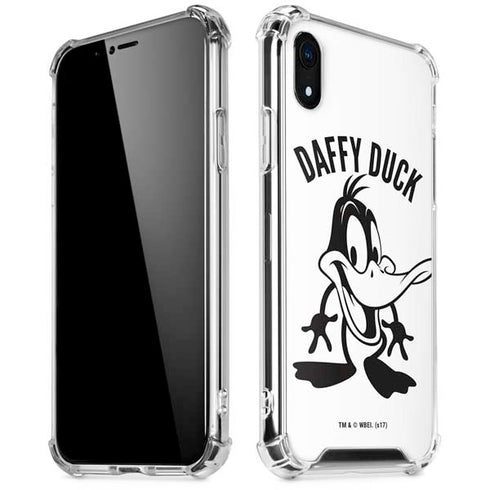 Looney Tunes Daffy Duck Big Head iPhone XR Clear Case