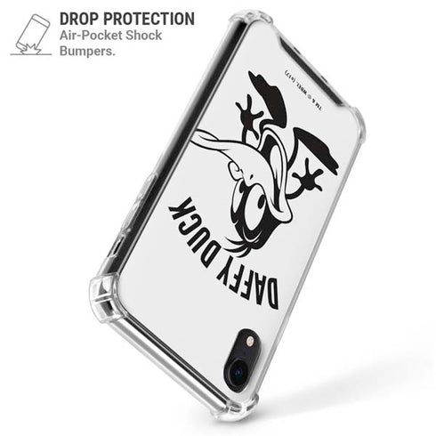 Looney Tunes Daffy Duck Big Head iPhone XR Clear Case