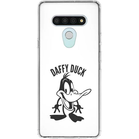Looney Tunes Daffy Duck Big Head LG Stylo 6 Clear Case