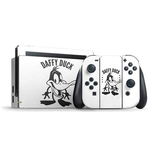 Looney Tunes Daffy Duck Big Head Nintendo Switch Bundle Skin