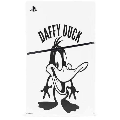 Looney Tunes Daffy Duck Big Head PS5 Slim Disk Console Skin