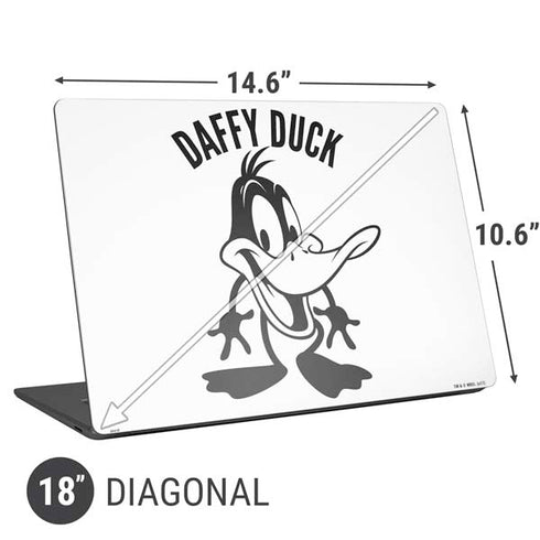 Looney Tunes Daffy Duck Big Head Universal Laptop 18in (14.6 x 10.6in) Skin