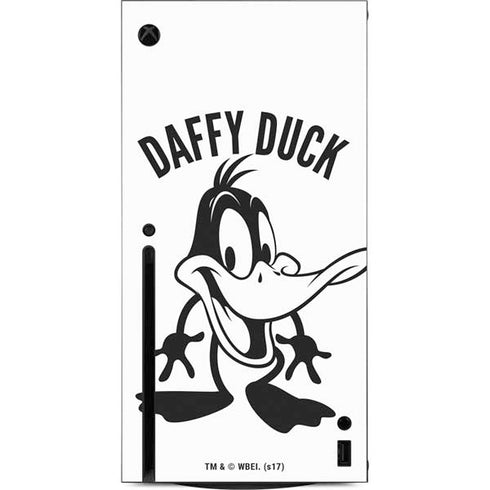 Looney Tunes Daffy Duck Big Head Xbox Series X Console Skin