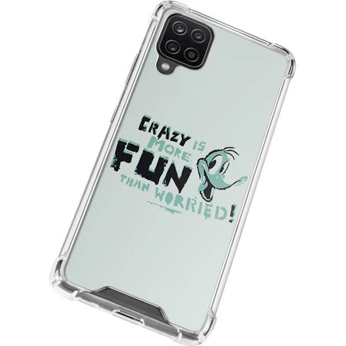 Looney Tunes Daffy Duck Crazy Galaxy A12 Clear Case