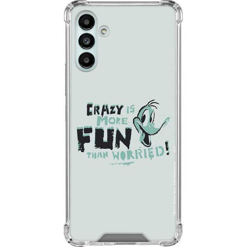 Looney Tunes Daffy Duck Crazy Galaxy A13 5G Clear Case