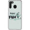 Looney Tunes Daffy Duck Crazy Galaxy A21 Clear Case