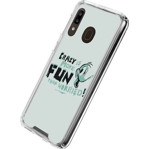 Looney Tunes Daffy Duck Crazy Galaxy A30 Clear Case