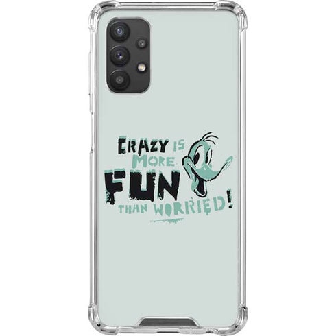 Looney Tunes Daffy Duck Crazy Galaxy A32 5G Clear Case