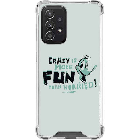 Looney Tunes Daffy Duck Crazy Galaxy A52 5G Clear Case