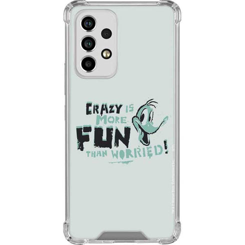 Looney Tunes Daffy Duck Crazy Galaxy A53 5G Clear Case
