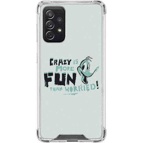 Looney Tunes Daffy Duck Crazy Galaxy A72 5G Clear Case