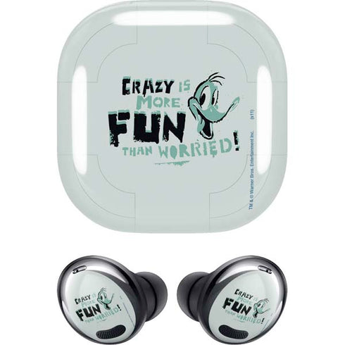 Looney Tunes Daffy Duck Crazy Galaxy Buds Pro Skin