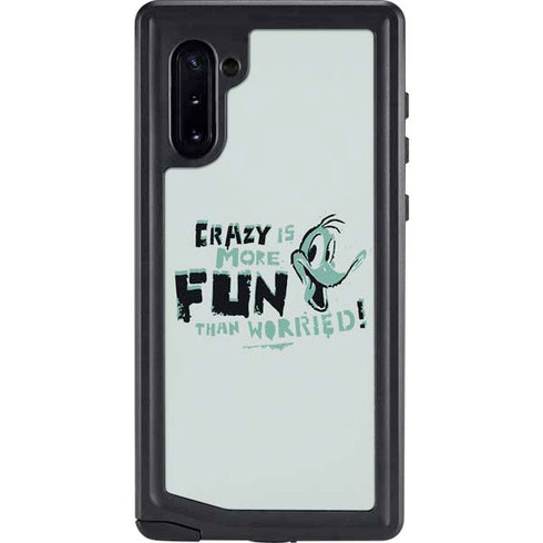 Looney Tunes Daffy Duck Crazy Galaxy Note 10 Waterproof Case
