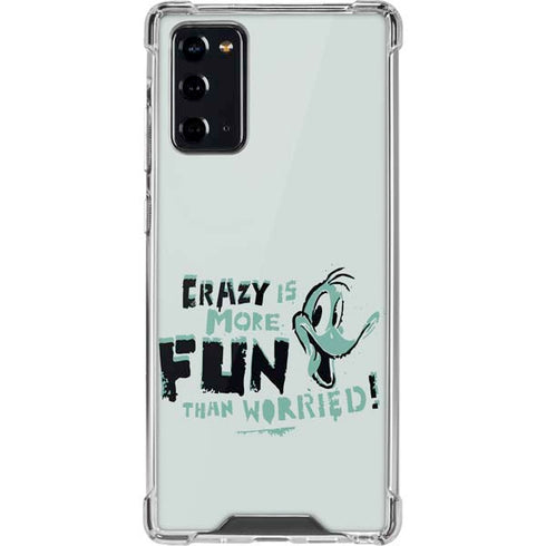 Looney Tunes Daffy Duck Crazy Galaxy Note20 5G Clear Case
