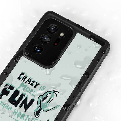 Looney Tunes Daffy Duck Crazy Galaxy Note20 Ultra 5G Waterproof Case
