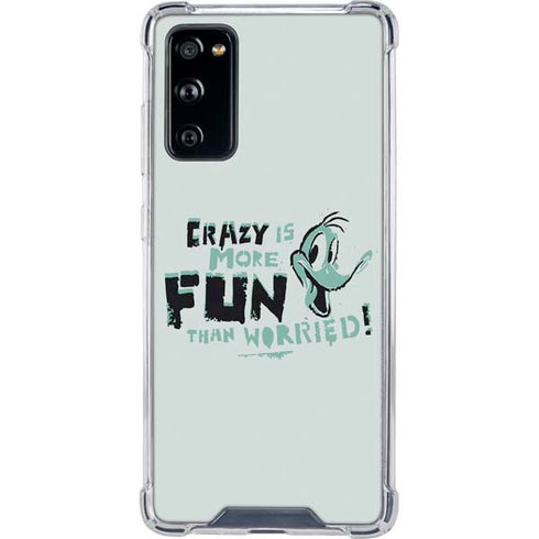 Looney Tunes Daffy Duck Crazy Galaxy S20 FE Clear Case