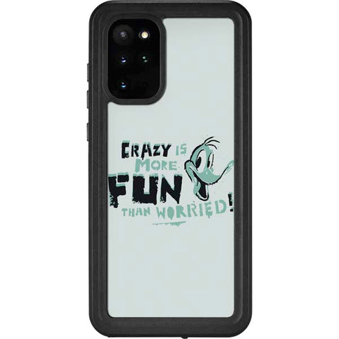 Looney Tunes Daffy Duck Crazy Galaxy S20 Plus Waterproof Case